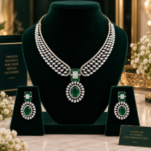 Emerald Royal Necklace Set